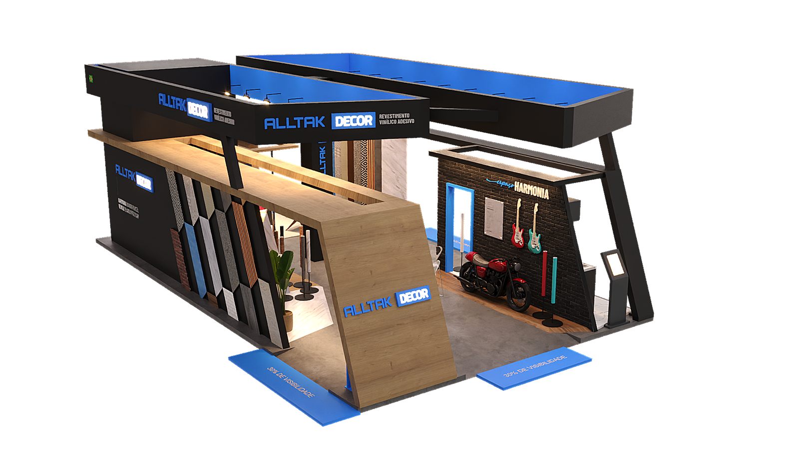 Render do stand Alltak Decor na Haus Decor 2025