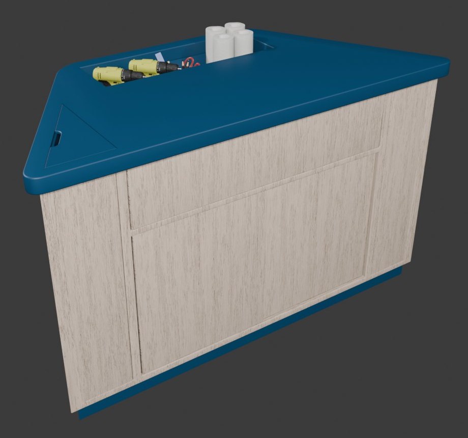 Mesa do ateliê